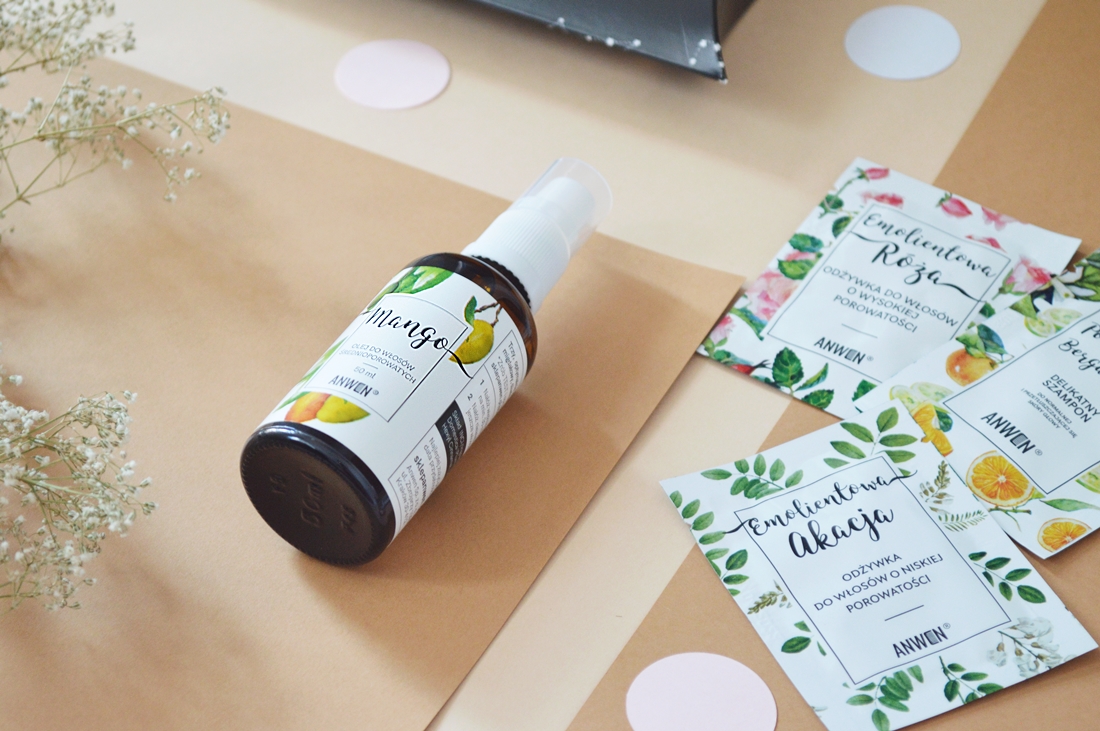 kosmetyki do włosów ANWEN oleje do włosów